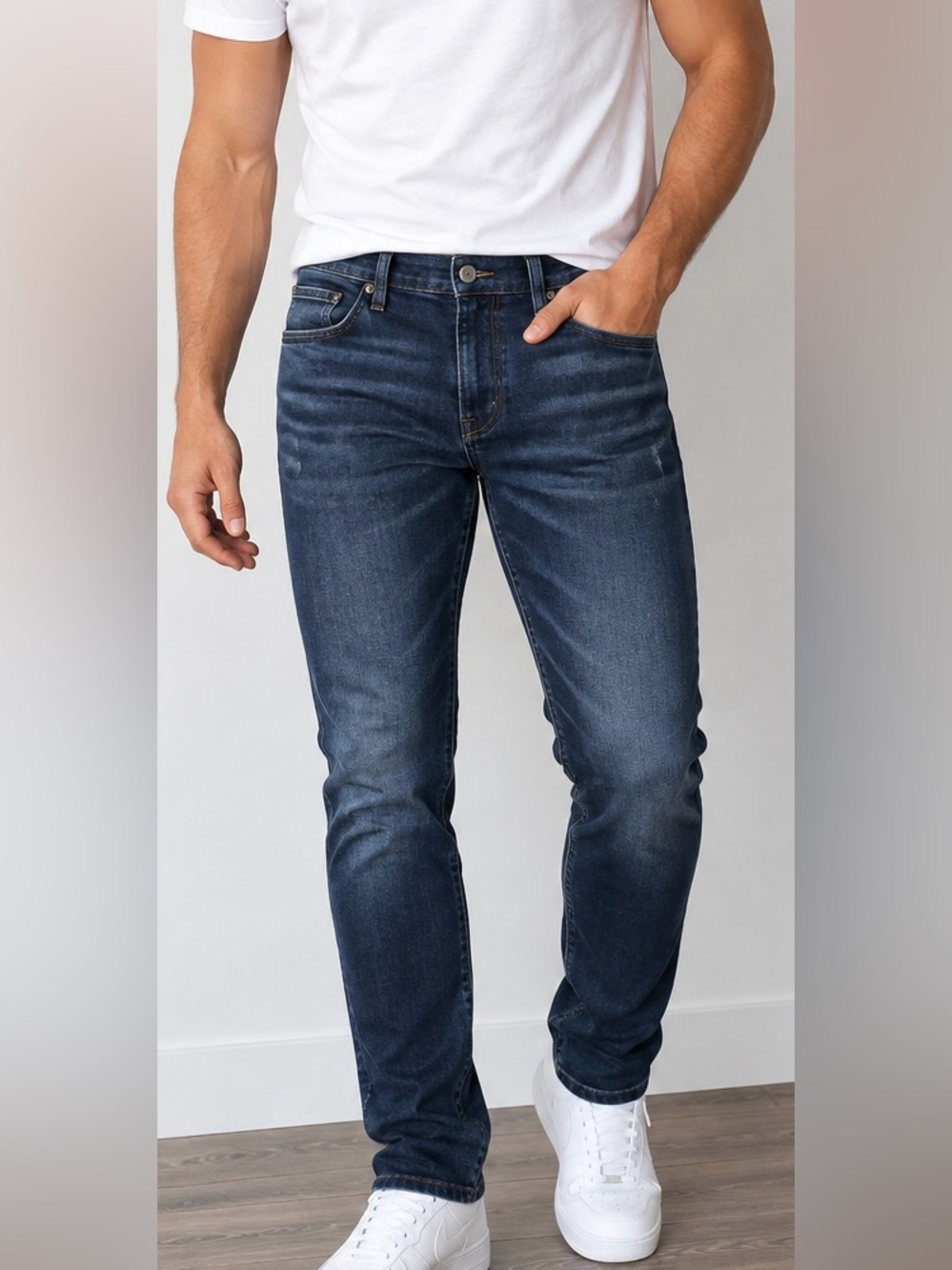 American Eagle AirFlex+ Slim Jeans Men’s 29x34 Dark Wash Stretch Denim
